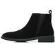 38-44 Mens Retro Chelsea Boots Shoes Faux Suede Leather Business Zip Formal 44 L
