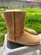 American Eagle Outfitters Brown Suede Faux Shearling Winter Boots, Women's Size 8