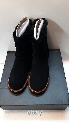 Brand New! COACH Suede Ivy Boots Black Women's Size 9.5 (NWB) MSRP $378.00