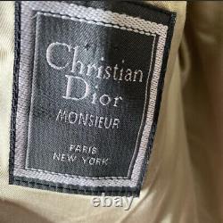 Christian Dior men Faux suede blazer sport coat size 44 L