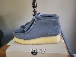 Clarks Wallabee Platform NiB Size 9 Color Charcoal GRAY WithFur Womens