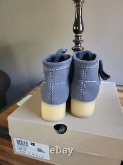 Clarks Wallabee Platform NiB Size 9 Color Charcoal GRAY WithFur Womens