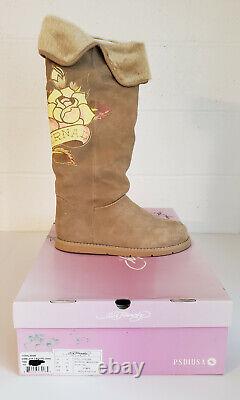 Ed Hardy HIMALAYA 2 BOOTS Shoes Brown Suede New in Box FREE FAST SHIPPING