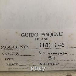 Guido Pasquali Women's Boots Vintage 80s $$$ Tan Flat Fabric Leather Metallic