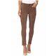 JOE'S Jeans Flawless Suede Icon Mid-rise Skinny Ankle Pants Amber Brown Size 25