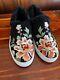 Johnny Was Acadia Slip on Sneakers embroidery floral black suede Size 9