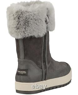 Koolaburra by UGG Women's Tynlee Suede & Faux Fur High Boots Gray Size 6 M