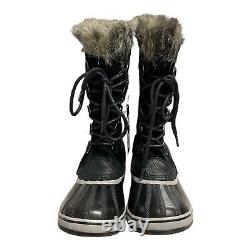 NEW Sorel Women's Joan Of Arctic Boot Black Quarry Size 10 1855131-010