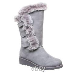 NIB Bearpaw Genevieve Women's Waterproof Boots Grey Fog Size 9