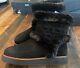 NWT COACH IZZIE SIGNATURE SUEDE BOOT Black Size 9.5 (MSRP $378.00)