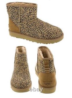 New 100% UGG Brand Classic Mini Speckles 1151551 Women's Fashion Boots Chestnut