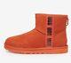 New UGG Orange Classic Booties US Women's Size 6 New Without Box