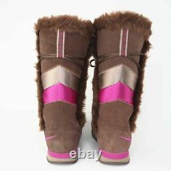 Nike Winter High Suede Womens Boots Brown Leather 311959 261 Faux Vintage SZ 6