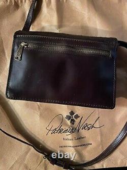 Patricia Nash Lanza Convertible Crossbody Leather Haircalf Handbag