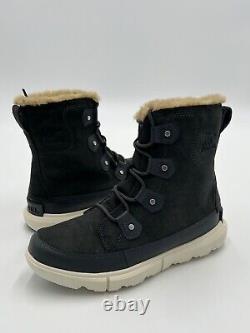 SOREL Explorer II Joan Boots 9.5 Grill Fawn Suede Leather NL4462-028 NEW