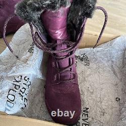 The North Face Women's Size 7 Suede Primaloft(200gram) Winter Boots faux fur