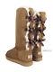 UGG Bailey Bow Tall II Triple Chestnut Suede Fur Boots Womens Size 10 NIB