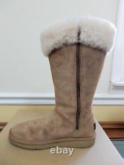 UGG Chesnut Plumdale Charm Boots Size 6 1006710 W / CHE