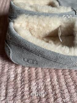 UGG Suede Slippers Women's Size 6 Light Blue Brand New Never Worn