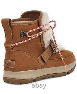 UGG Women's Brown Suede Classic Weather Hiker Boots Brown 7.5
