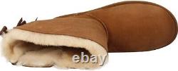 UGG Womens Bailey Bow II Boots Chestnut Size 6