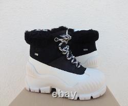 Ugg Black Adiroam Hiker Waterproof Winter/ Snow Boots, Women Us 7/ Eur 38 New