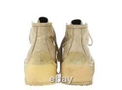 Women's Stella McCartney 228623 Faux-Suede beige Clipper Boots sz. 36.5