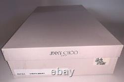 Womens Authentic Jimmy Choo Brown Pull On Fur-lined Flat Boots EU Size 36 with Box